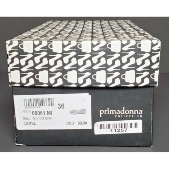 PRIMADONNA COLLECTION WOMEN'S EURO 36 BOW ON TOE CAMEL NEW /BOX 08061 - Picture 12 of 12